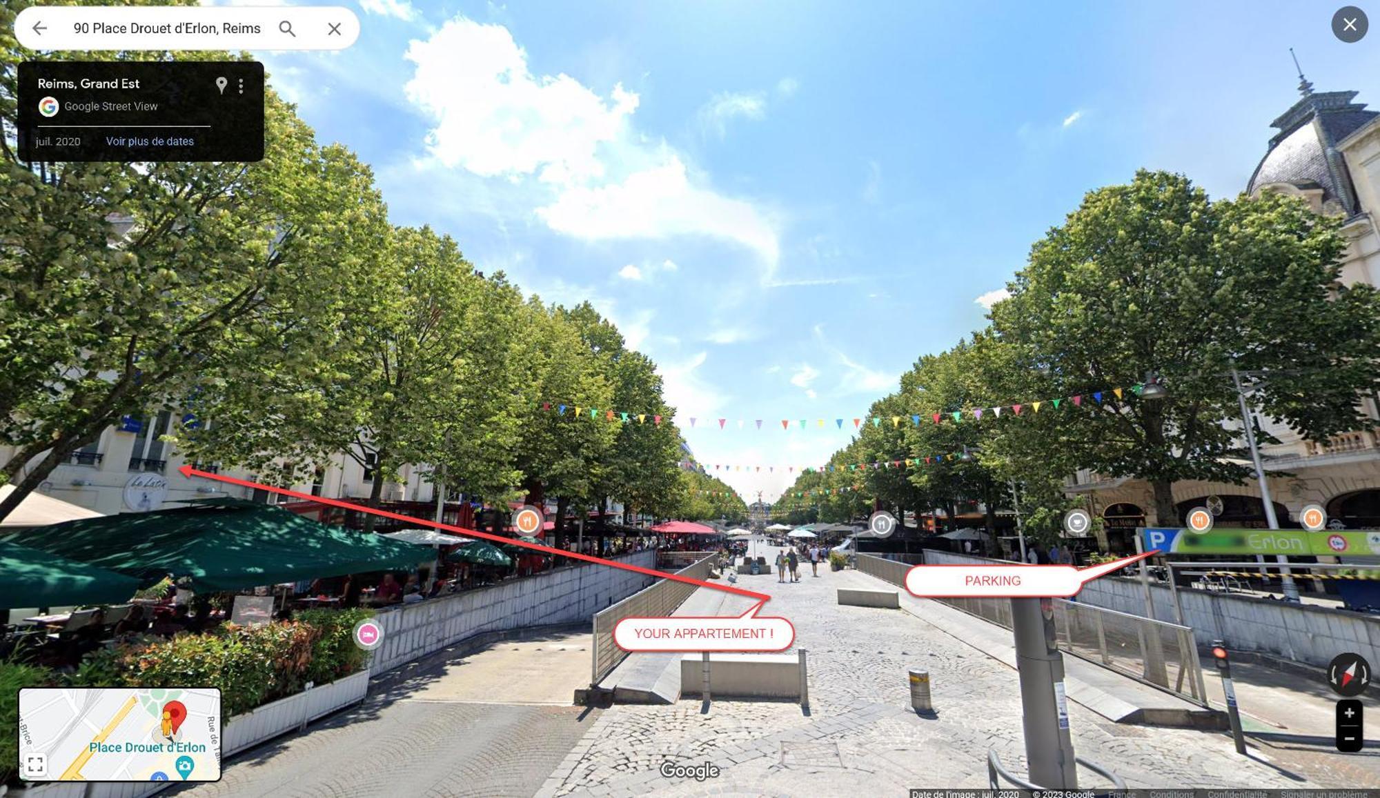 Mascate - Appartement Climatise En Hypercentre Reims Zewnętrze zdjęcie